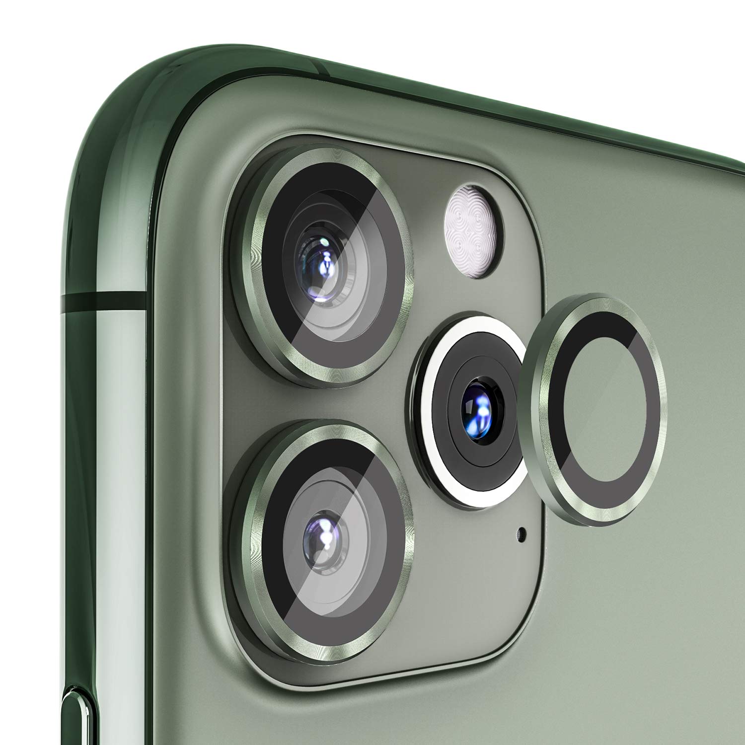 MiiKARE Camera Lens Protector for iPhone 11 Pro/iPhone 11 Pro Max/iPad Pro 11 2018/iPad Pro12.9 2018,(3-Pack) Clear Tempered Glass Camera Lens Film with (Keep Original Picture Quality)(Strong Adhsive)