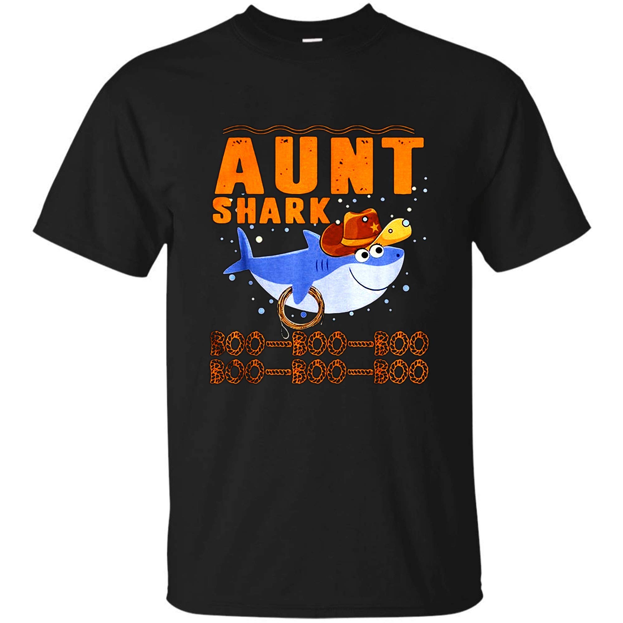 Aunt Shark Boo Boo Boo Boo Boo Boo Short Sleeve For T Shirt
