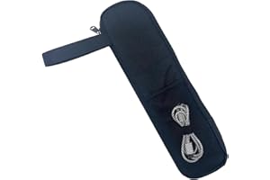 Wanty Protective Nylon Black Travel Pouch Bag Fits for Epson Workforce ES-50 / ES-60W /DS-30 / DS-70 Portable Sheet-Fed Document Scanner