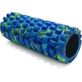 321 STRONG Patented 3-Zone Massage Roller, Medium Density for Exercise | Palm, Finger, and Thumb Zones to Control Massage Intensity - Extends into Soft Tissue to Release Muscle Adhesions