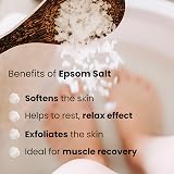 bleu & marine Bretania Pure Epsom Salts Foot Soak 250g Natural Magnesium for view 8