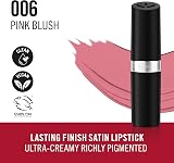 Rimmel Lasting Finish Lipstick Pink Blush 006 Creamy Satin 8HR Wear view 6