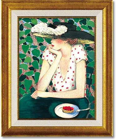 Amazon Co Jp 絵画 カシニョール 甘い誘惑 壁掛け 額入り 女性画 人物画 アートフレーム おしゃれ Generic