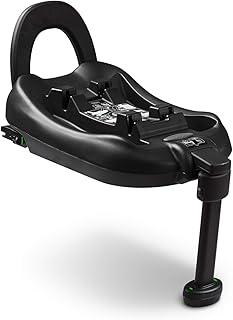 ABC Design Isofix Base Tulip – Basis für den Baby Autositz Tulip – höhenverstellbarer Stützfuß – Farbanzeige für korrekten Einbau– Farbe: black