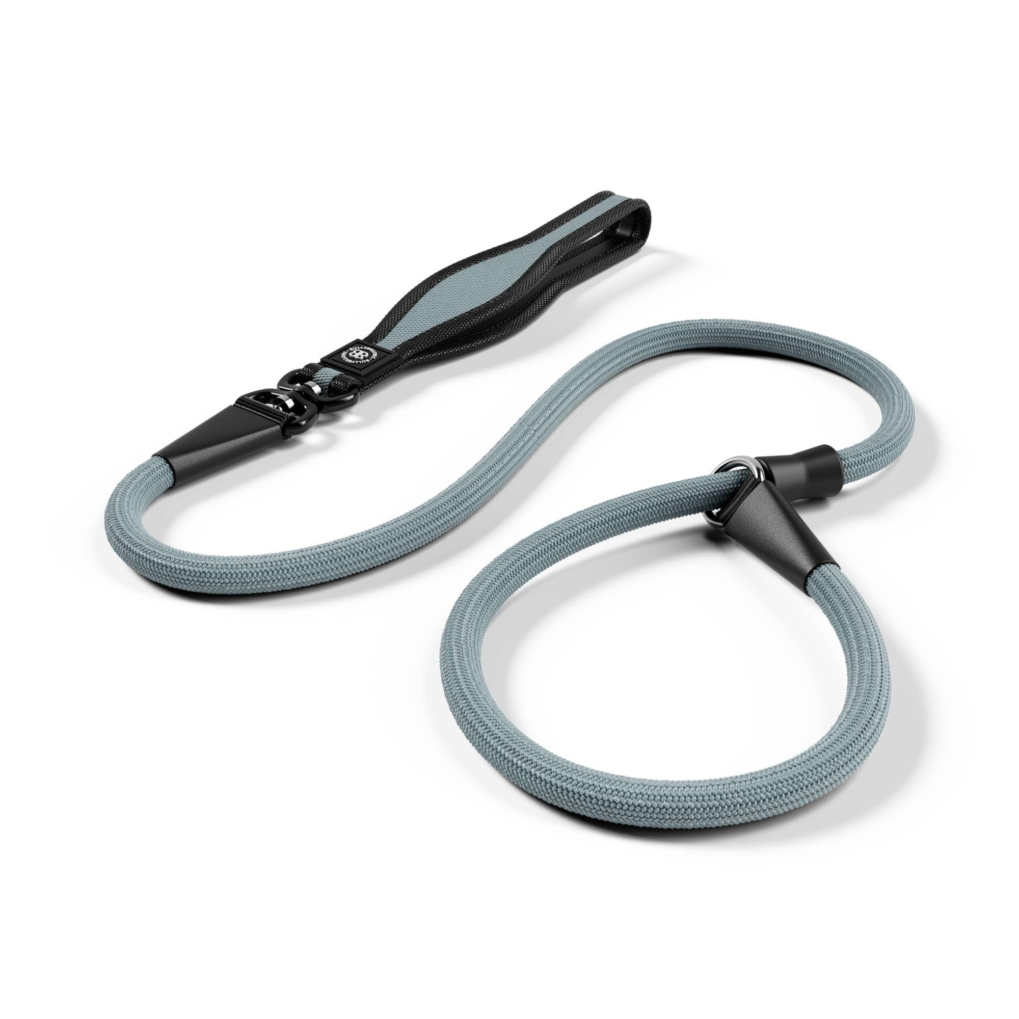 BullyBillows Anti-Pull Anti-Choking Training Dog Lead | 1.2m Active Light Dog Lead Designed With Graded Materials | Suitable For Strong Dogs | Suitable For All dog Breeds | Grey