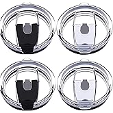 Tumbler Lids Spillproof 20oz,4 Pack Splash Resistant Lid for Beast,Juro,Ozark Trail,Rae Dunn,Atlin,Coffee Mug and More Cooler Cup,Covers for 20 Ounce Tumbler