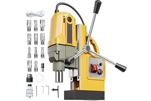 Uargd Magnetic Drill with 1400W Motor, 1.6-inch Drilling Capacity, 2810 lbf Magnetic Force, Portable Electric Drill Press, In