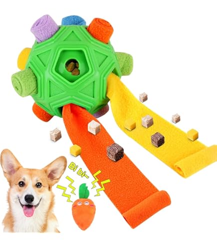 Amazon.com: Wobble Ball Interactive Food & Treat Dispensing Puzzle Toy for  Puppies & Dogs - Slow Feeder, Mental Enrichment, Forage Skills, Training,  Relieves Boredom - Dishwasher Safe, Easy Clean (Sea Foam Blue) :