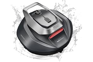 Ultenic Cordless Robotic Pool Cleaner, Pool Vacuum for Above Ground Pool, Automatic Self-Parking, 90Mins Runtime, Powerful Suction with Dual-Motor, 2.5h Fast Charging Up to 850 Sq.ft, Pooleco 10