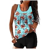 Tankini Swimsuits for Women Tummy Control Blouson