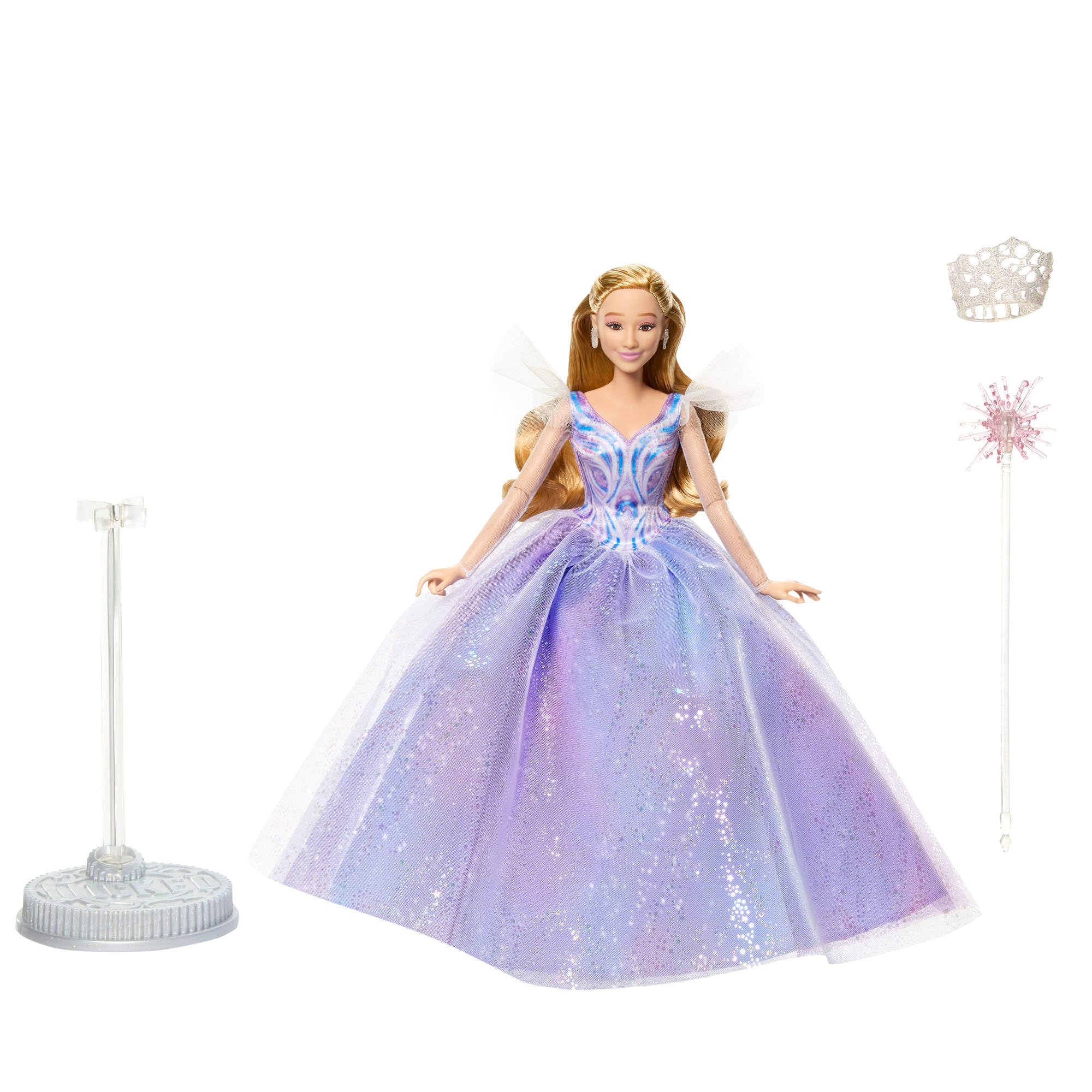 Mattel Wicked: for Good von Universal Pictures Glinda Deluxe-Modepuppe mit abnehmbarem Outfit und 3 Accessoires, vom Film inspiriert, JFM13 6