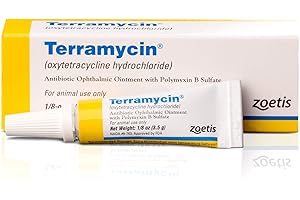 Zoetis Animal Health Terramycin Antibiotic Ophthalmic Ointment 1/8 oz