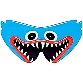 Sun-Staches Poppy Playtime Costume Sunglasses, Huggy Wuggy or Kissy Missy | Transorm into Kissy Missy or Huggy Wuggy Sunglasses | Halloween Costume Ready | Cosplay | Gift | One Size Fits Most Teens