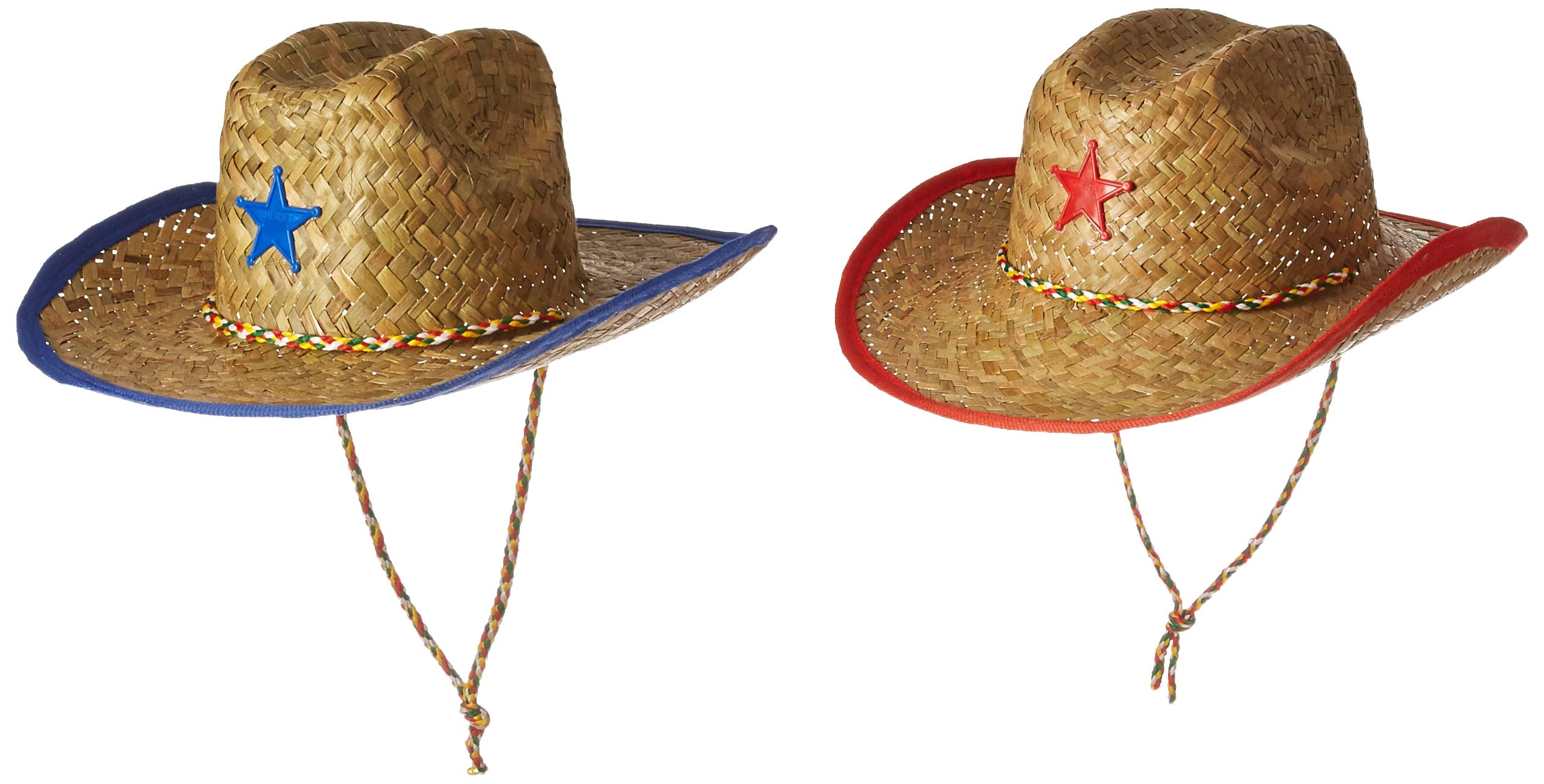 Fun Express Childs Straw Cowboy Hat with Plastic Star 12 Pieces Buy