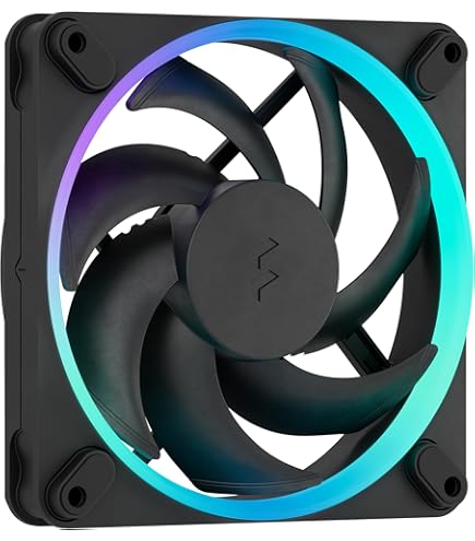Fractal Design Momentum 12 RGB 3-Pack Black 120mm PC Case Fan 3