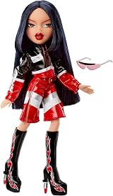 Bratz Scorchin Jade Doll with Red Jacket Skirt Shoes Sunglasses view 2