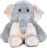 IKASA Giant Elephant Plush Toy 39 Inches Soft Gray Stuffed Animal view 5