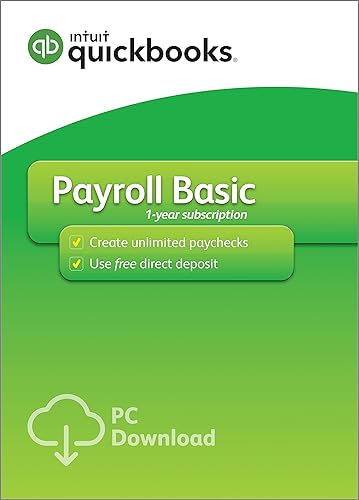 Amazon Com Quickbooks Desktop Payroll Basic 2018 Pc Online Code