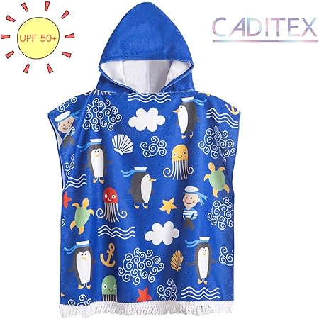 girls hooded beach towel