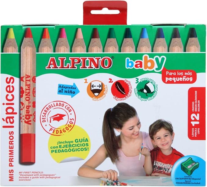 Alpino AL000177 - Estuche 12 lápices: Amazon.es: Oficina y papelería