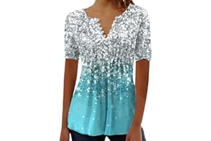 SMIDOW Plus Size Tunic Tops for Women Trendy 2024 Boho Floral Shirts Short Sleeve Notch v Neck t-Shirt Graphic Tees Blouse