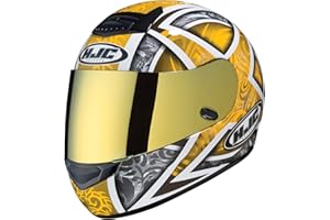 HJC Helmets HJ-09 RST Mirror Gold Shield For AC-12, CL-15, CL-16,CL-17,CL-SP,CS-R1,CS-R2,FS-10, FS-15, IS-16, FG-15