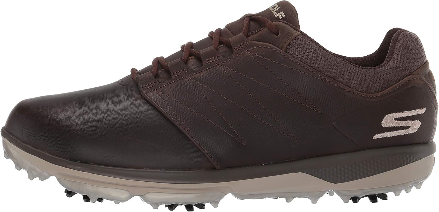 skechers men's pro 4 waterproof golf shoe