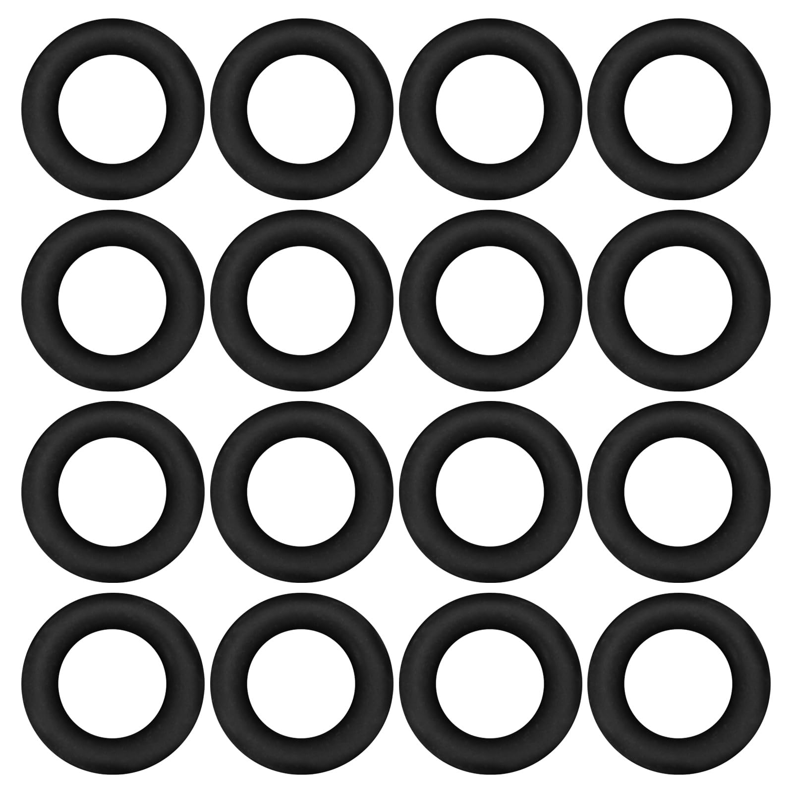 EMSea 100PCS O-Rings for Broadhead Archery Arrowhead Rubber Bands Replacement Arrow Tip Grommet OD 5mm ID 3mm Diameter 1mm Black