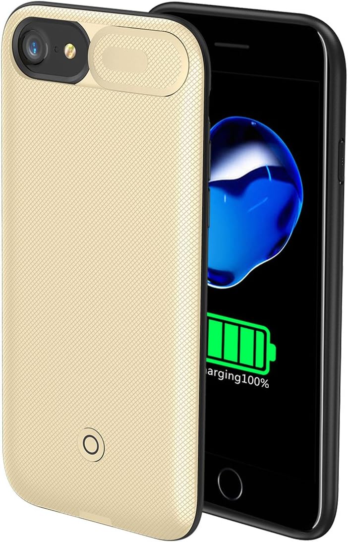 Obamono Ultra Slim Lightweight Portable Protective Charging Case for iPhone 6 iPhone 6s iPhone 7 iPhone 8 4.7 inch, Rechargeable Extended Battery Charger Cover Lightweight Hard Protective