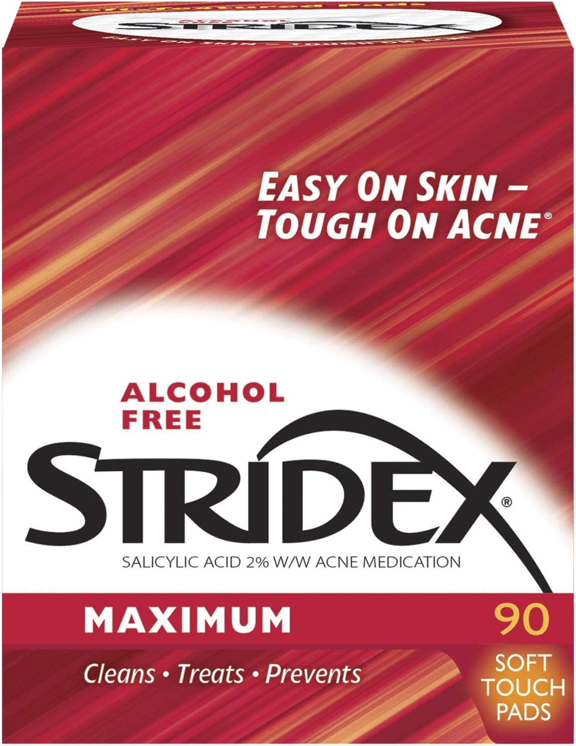 Stridex Daily Care Acne Pads Maximum Strength - 90 ct - 2 pk