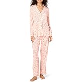 Amazon Essentials x Sofia Grainge Women's Stretch Modal Long-Sleeve and Full-Length Bottom Pajama Set