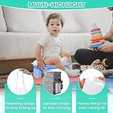Orzbow 100pcs Portable Potty Liners Drawstring Bags 5 Rolls High Load-Bearing view 4