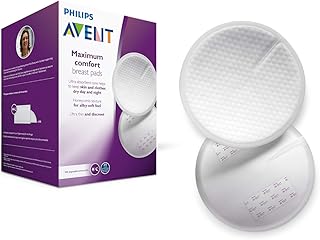 Philips Avent Komfort-Stilleinlagen SCF254/13, ultradünn und diskret, saugfähiger Kern, 100 Stück