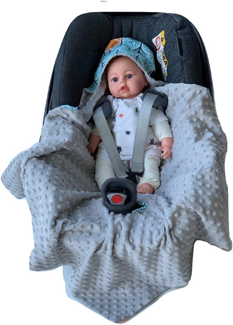 Romer Et Cybex Couverture Chaude Et Epaisse En Tissu Minky Avec Fermeture Velcro Pour Pou Babees C Couverture Enveloppante Matelassee Et Rembourree Pour Siege Auto De Bebe Universel Par Exemple Maxi Cosi Bebe