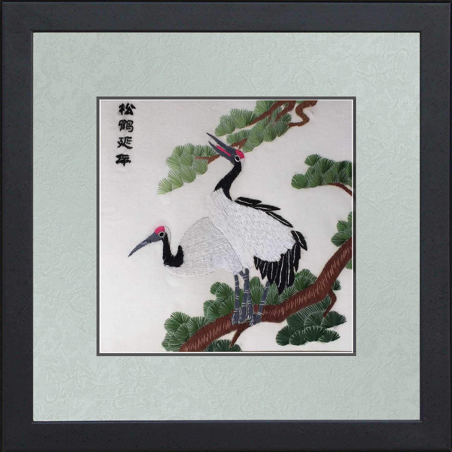 King Silk Art 100 Handmade Embroidery Framed Nine Red Japanese Koi Lotus Leaf Oriental Wall Hanging Art Asian Decoration Tapestry Artwork Picture Gifts Home Garden Store Home Accessories Cate Org