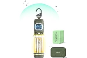FLEXTAIL Tiny Mosquito Repeller, Rechargeable Outdoor Mosquito Repellent, 329°F Heating 30ft Protection Zone Ultra Mini with Camping Light Magnetic Design for Outdoor Camping Backpacking Patios