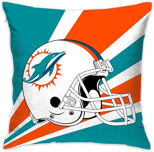 Amazon Com Marrytiny Custom Pillowcase Colorful Miami Dolphins