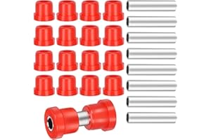 JSNOOKN for Club Car DS Front and Rear Leaf Spring Bushing and Sleeves Kit for 1981-Up Club Car DS Gas/Electric Golf Cart 1015583 1012303 Red