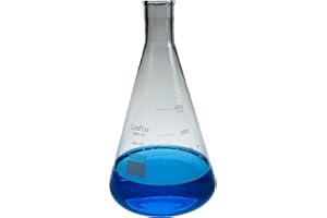 LUERFLEX 4000ML 1GAL Erlenmeyer Flask Borosilicate Glass Pack of 1