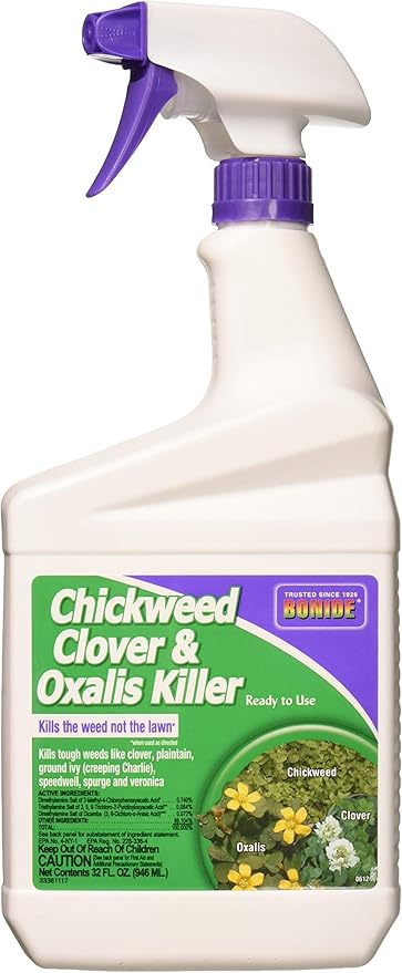 Amazon Com Chickweed Clover Oxalis Killer Ready To Use 32 Fl Oz Garden Outdoor
