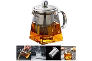 Linian Loose Leaf Tea Pot with Infuser and Lid - Teapot with Strainer