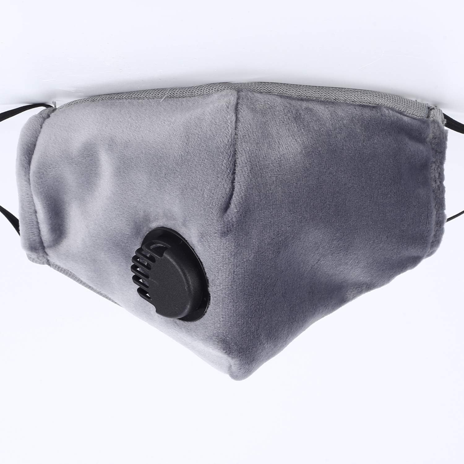 LESOLEIL Face Cover Face Shed Carbon Filters Reusable for Bicycle Motorbike Outdoor Gardening Travel Craftsman Grey