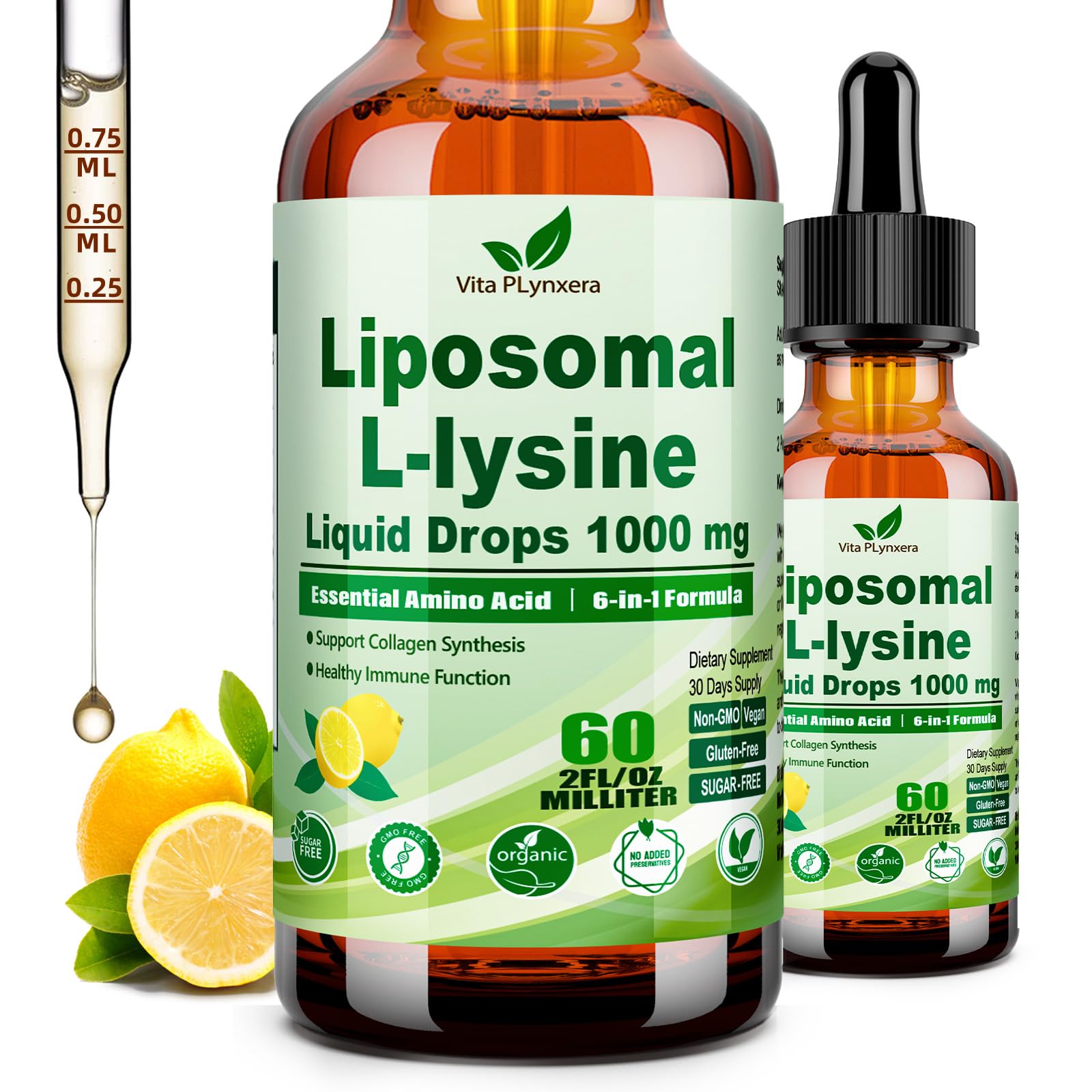 Liposomal L-lysine