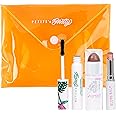 Petite 'n Pretty Makeup Set for Kids (Go for the Bronze) - Makeup for Tweens & Teens - Feathered Volumizing Mascara, Multi Stick for Eyes & Cheeks, Lip Balm, Made in the USA