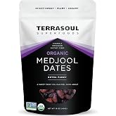 Terrasoul Superfoods Organic Medjool Dates, 16oz - Soft Chewy Texture | Sweet Caramel Flavor | Farm Fresh