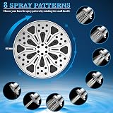 Voolan Filtered Shower Head 8 Spray High Pressure 15-Stage Water Filter view 3
