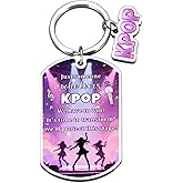 Kpop Keychain Kpop Gifts for Girls K-Pop Merch K-Pop Accessories for Girl Valentines Day Birthday Gifts for Daughter Music Lovers Korean Music Fan Stuff Stocking Stuffer School Supplies for Teen Girls