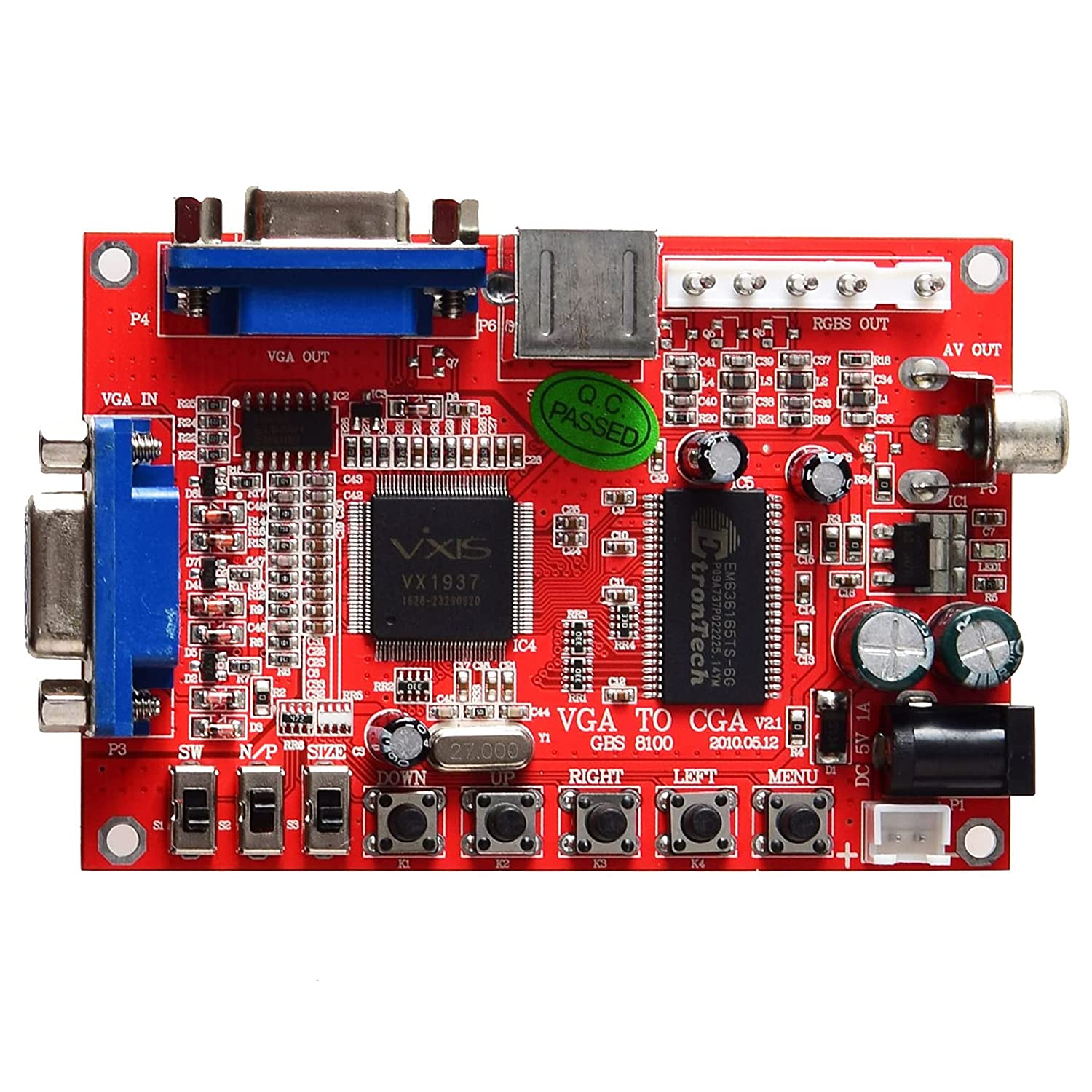 Digitalkey VGA to CGA CVBS S-VIDEO Conversion Board for CRT and LCD
