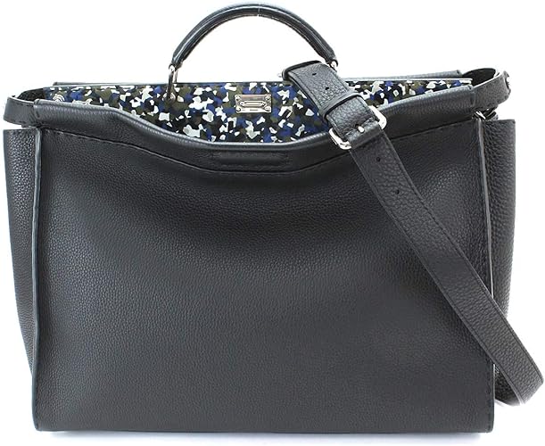 Amazon 未使用 展示品 フェンディ Fendi セレリア ピーカブー ビジネス 2way ショルダー バッグ レザー ブラック 7va3 中古 Fendi フェンディ ビジネスバッグ