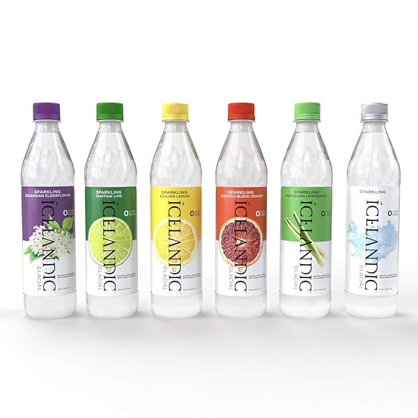 ICELANDIC GLACIAL SPARKLING WATER, TAHITIAN LIME, 500 MILLILITER (PACK OF 24)